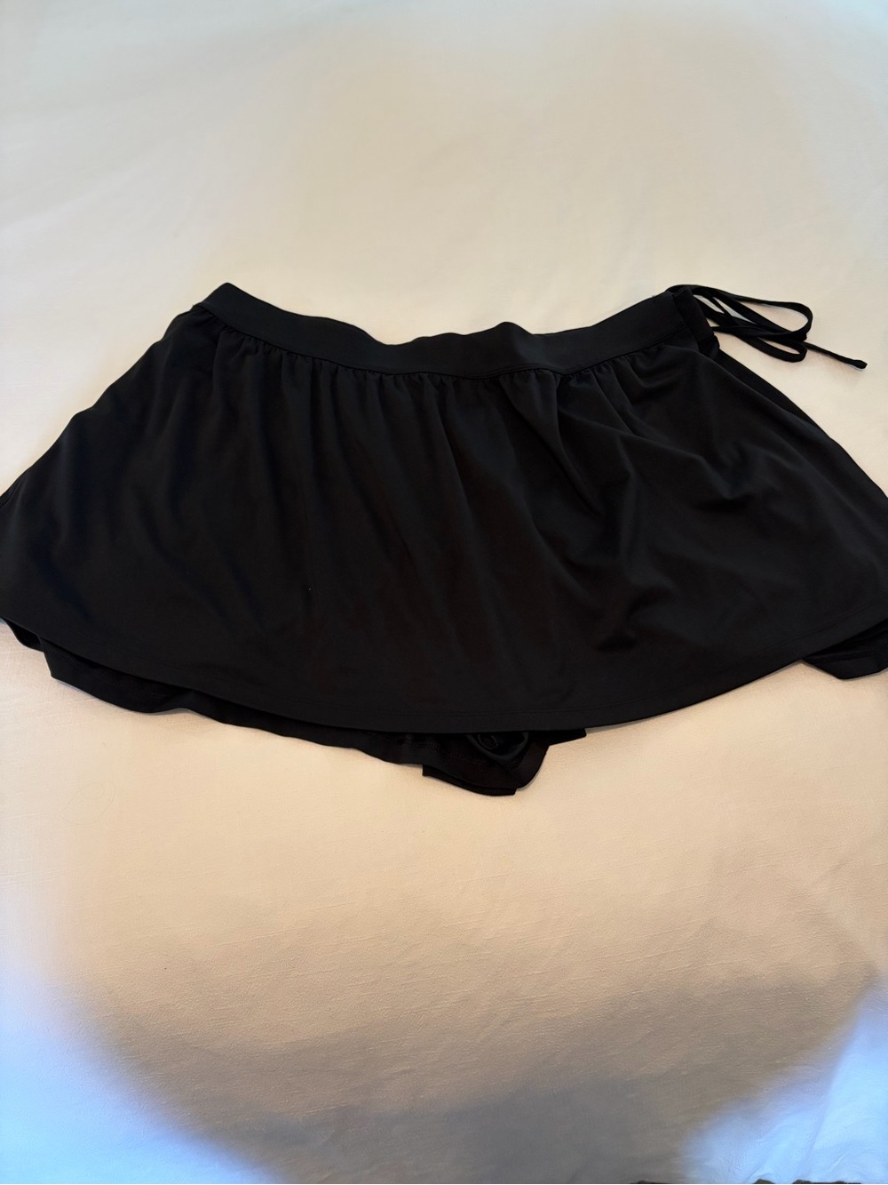 Madewell Black Active Skort with Side Tie